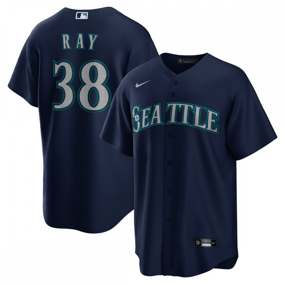 Robbie Ray Seattle Mariners Alternate Replica Player Jersey - Navy-Pro Kit Vault | Brand New 26/27 Sports Jerseys
